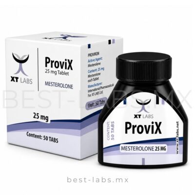 Provix 25 mg (Proviron / Mesterolona) frasco con 50 tabletas | XT Labs