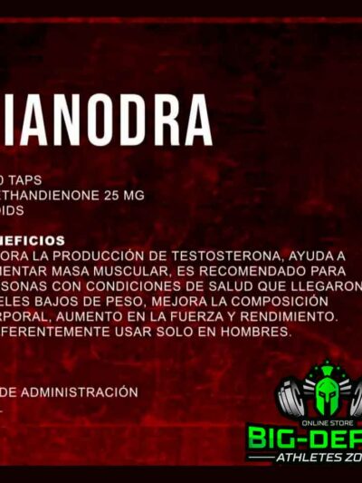 DIANODRA - DIANABOL 25mg Metandienona | ESTEROIDES DRAGON PHARMA - esteroide