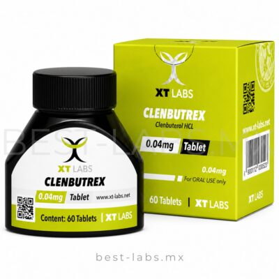 Clembutrex 0.04 mg (Clenbuterol) frasco con 60 tabletas | XT Labs