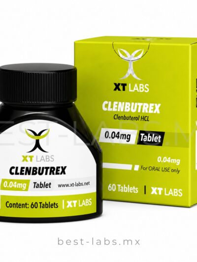 Clembutrex 0.04 mg (Clenbuterol) frasco con 60 tabletas | XT Labs