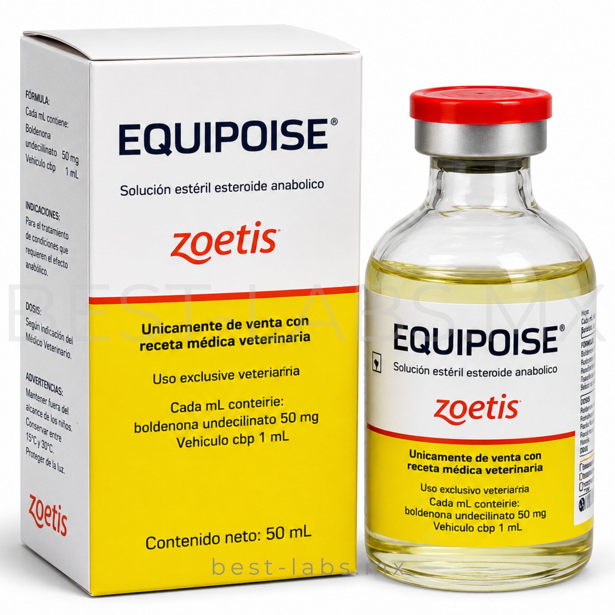 BOLDENONA EQUIPOISE 50 mg/ml 50ML | ESTEROIDES VETERINARIOS (ZOETIS-PFIZER)| MAYOREO