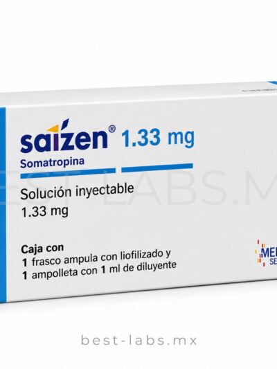 SAIZEN ®  Merck Serono / 4 IU HORMONA DEL CRECIMIENTO 1.33mg  / Calidad Farmacéutica