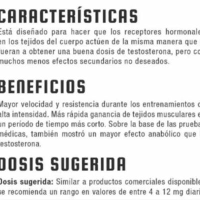 GRIFFIN TESTOLONE 10mg - RAD140 - DRAGON PHARMA - FIT Depot de México