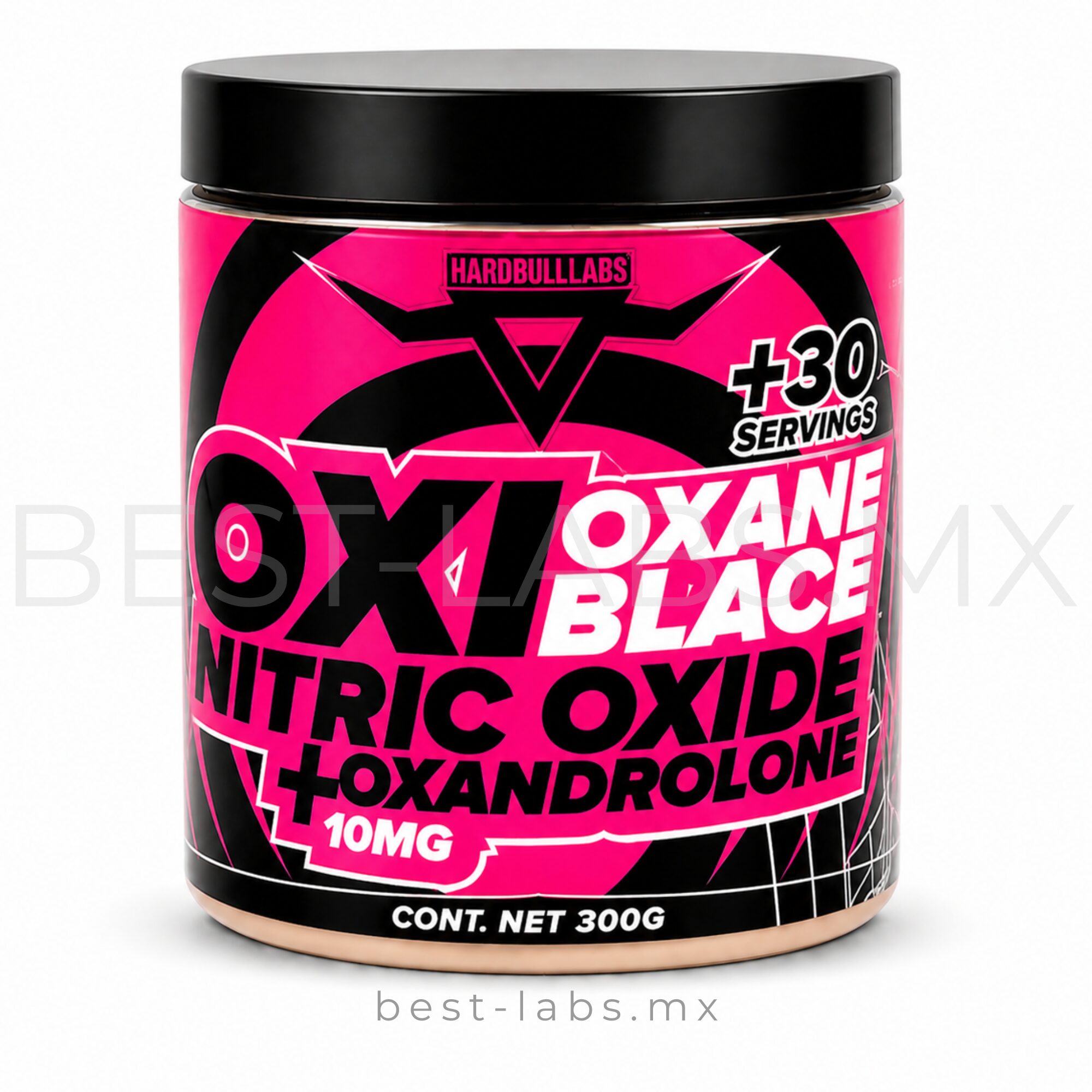 Oxi Oxane Blace | Oxido Nitrico + Oxandrolone 10mg | 300 gms / 30 Servicios | HARDBULL LABS