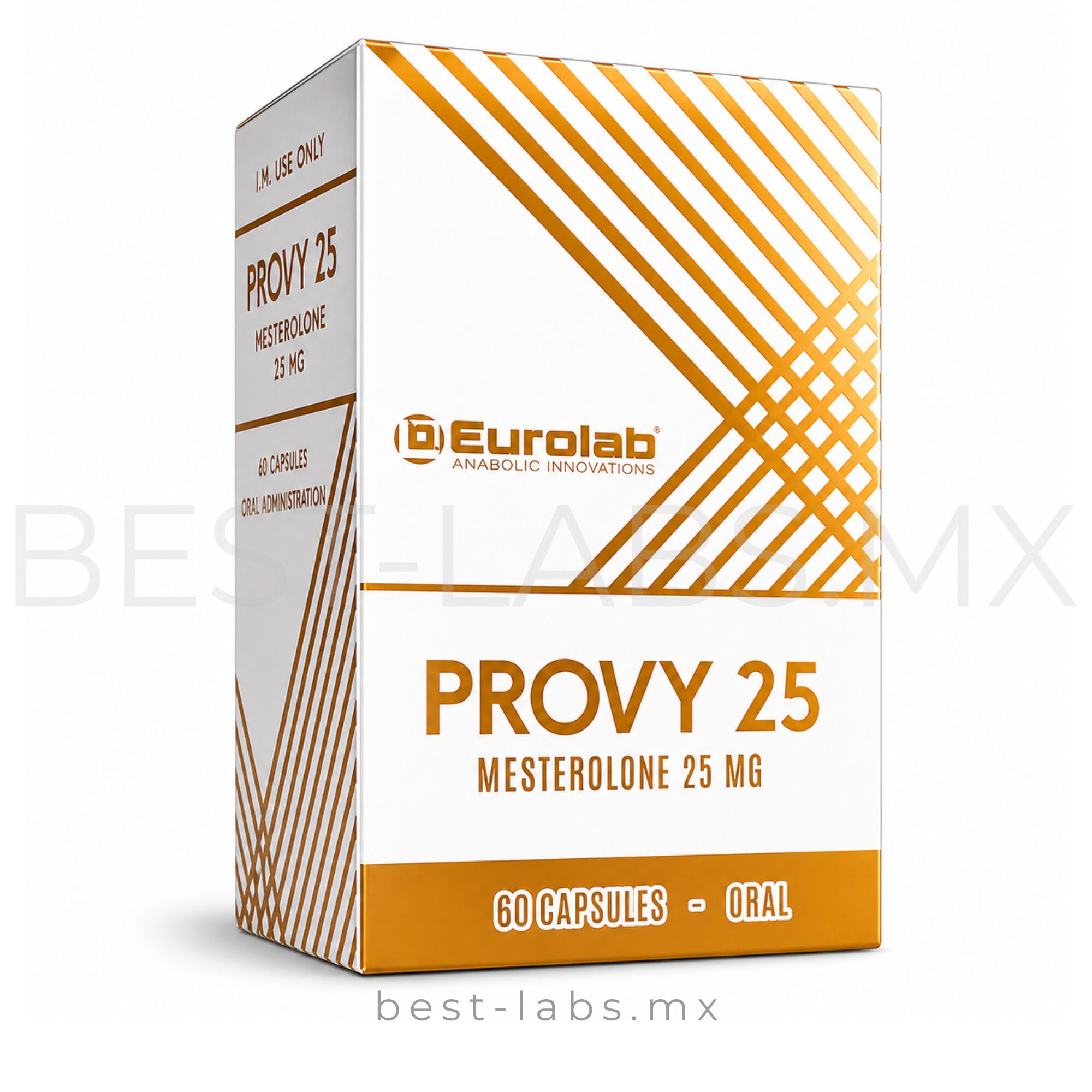 Provy 25 – Proviron (Mesterolona) 25 mg 60 cápsulas | Eurolab