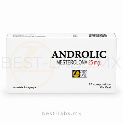 ANDROLIC MESTEROLONA 25mg/tab  mesterolona ó Proviron 20tabs  / Landerland