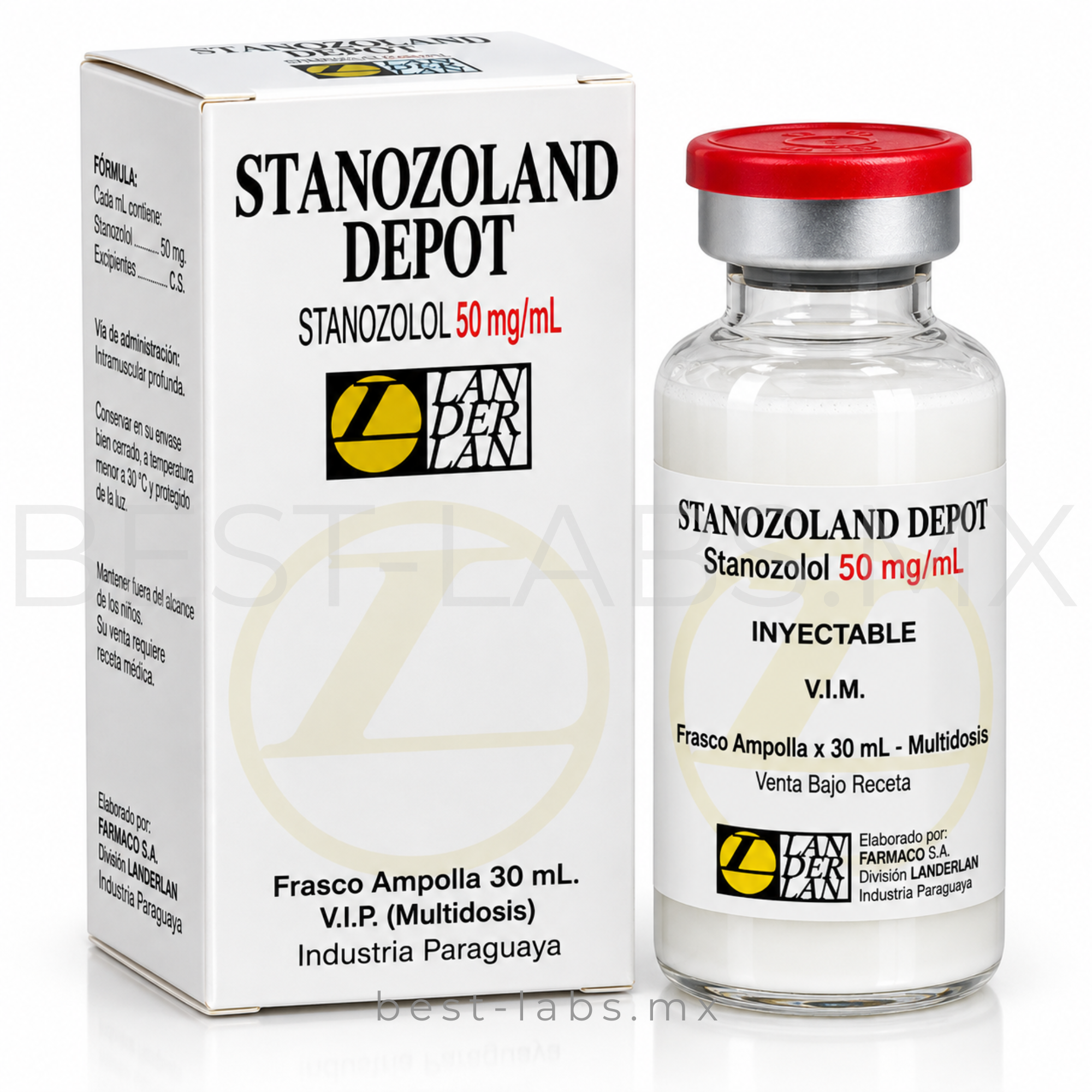 Stanozoland Depot Stanozolol 50 mg/mL Landerlan