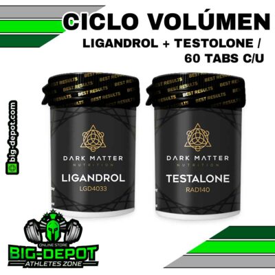 Ciclo volumen ligandrol testolone Sarms Dark Matter 60 tabletas Big Depot original