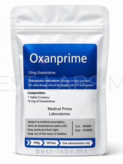 OxanPrime (Anavar / Oxandrolona) 10 mg 100 tabletas | Medical Prime