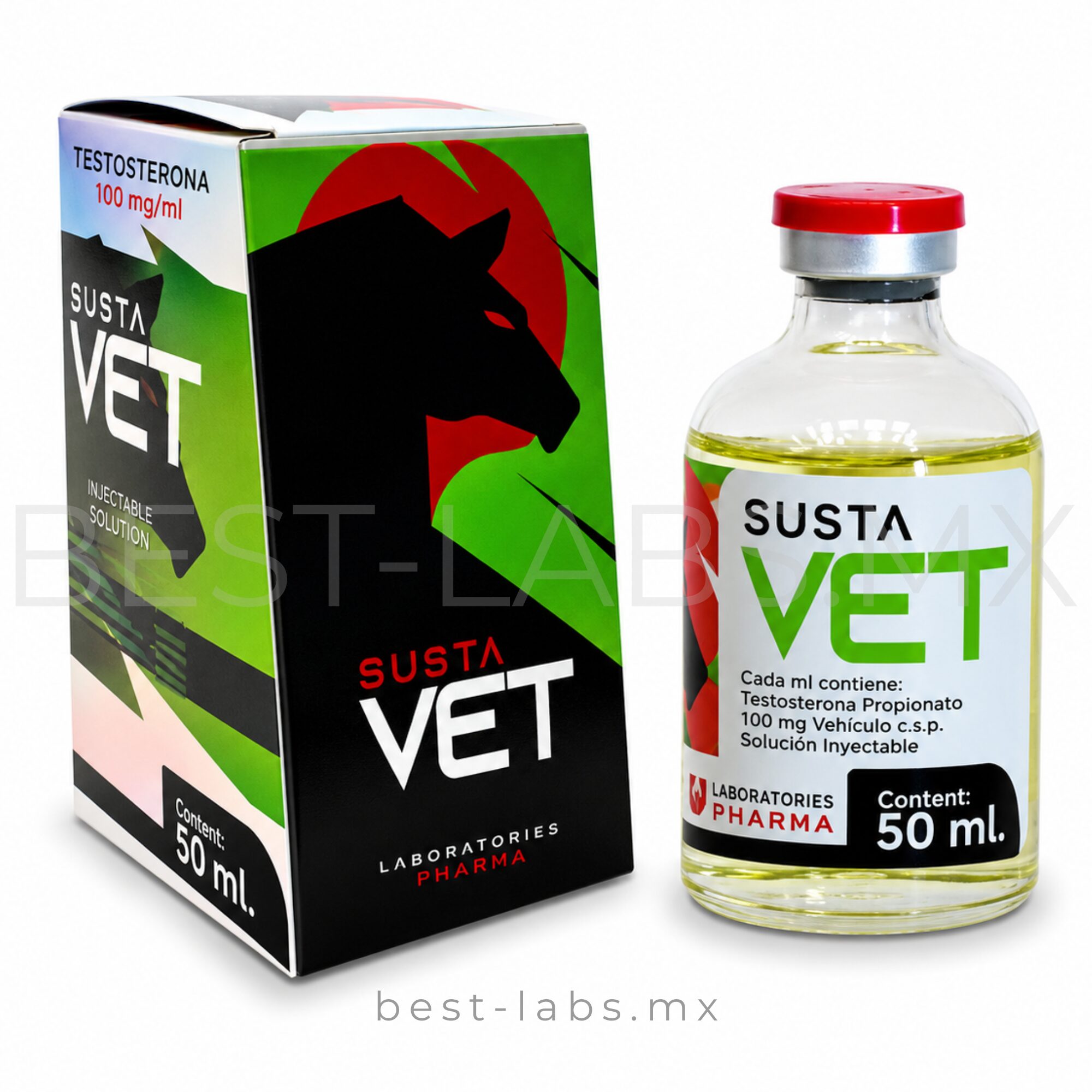 SUSTA VET 250mg (SOSTENON / Propionato + Isocaproato + Fenilpropionato + Decanoato) (SOSTENON) 450MG - VETER IIX PHARMA LABORATORY
