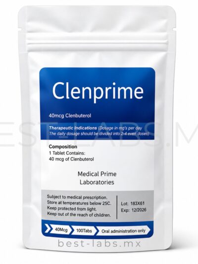 ClenPrime (Clembuterol) 40 mcg 100 tabletas | Medical Prime