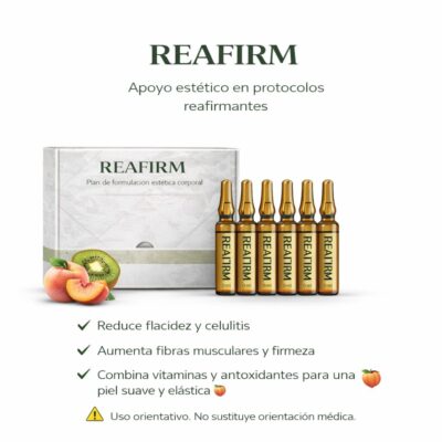 Producto estético corporal Reafirm en ampolletas de 5 ml Beauty & Fitness
