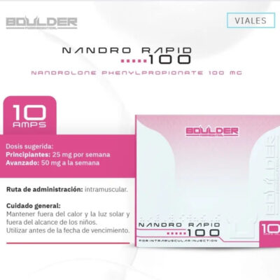 NANDRO RAPID 100 mg (DECA) - (Fenilpropionato de Nandrolona) 10 ampolletas de 1 ml C/U - Boulder Pharmaceutical - esteroides