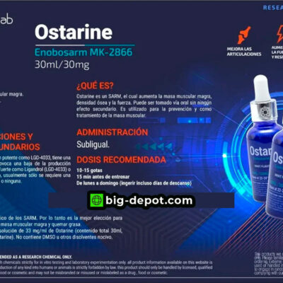 Ostarine (MK-2866) 30mg 30ml | SARMS SYNERLAB - SARM