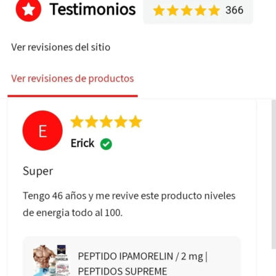 PEPTIDO IPAMORELIN / 2 mg | PEPTIDOS SUPREME - PEPTIDO
