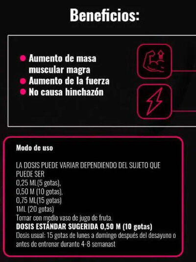 POWER STACK (Combinado) Ostarine + Ligandrol + Andarine / 30 ML | BOULDER SARMS - SARMS