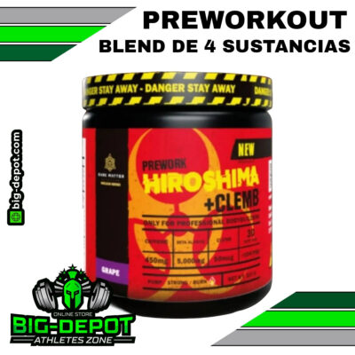 Hiroshima preworkout Dark Matter 30 servicios 300 g Big Depot original