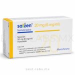 SAIZEN ®  Merck Serono / 60 IU HORMONA DEL CRECIMIENTO 20mg ( 8mg/ml) / Calidad Farmacéutica