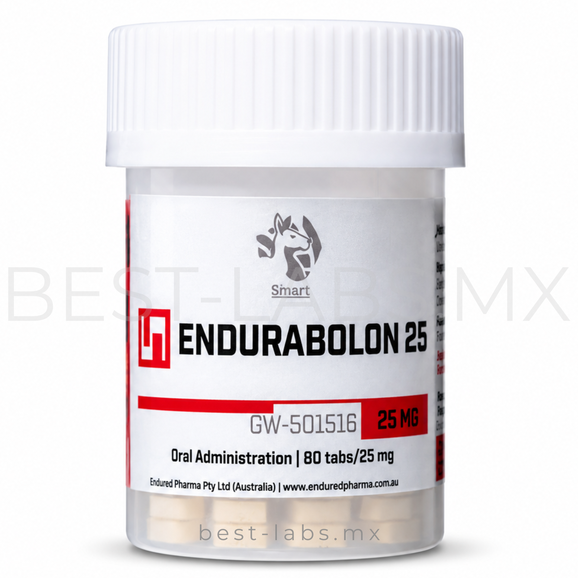 Endurabolon 25 mg (Cardarine GW-501516) 80 tabletas | SARMS Smart