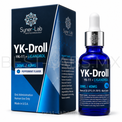 YK-Droll 40 mg/ml de Synerlab, fórmula combinada de YK-11 y Ligandrol