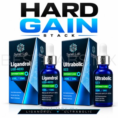 Hard Gain de Synerlab, combo de Ligandrol y Ultrabolic