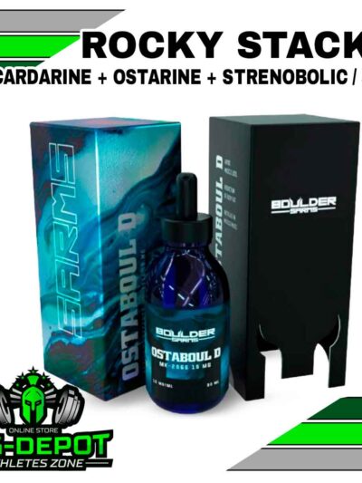 Rocky Stack D Fat Burn 40 mg cardarine ostarine strenobolic Boulder Sarms 30 ml frasco Big Depot original