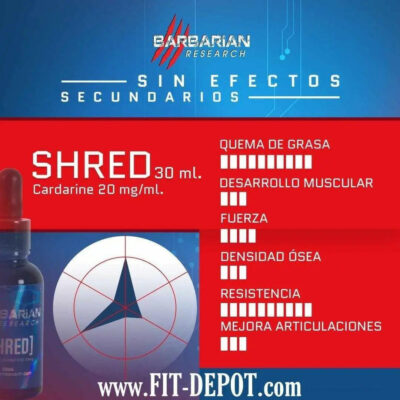 SHERED (Cardarine GW501516) 20MG/ML 30ML | SARMS BARBARIAN RESEARCH - FIT Depot de México