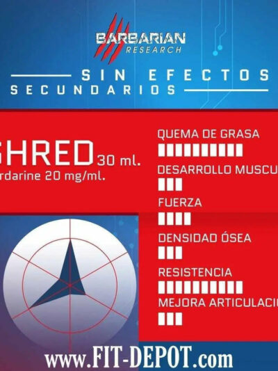 SHERED (Cardarine GW501516) 20MG/ML 30ML | SARMS BARBARIAN RESEARCH - FIT Depot de México