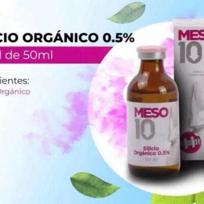 Silicio Orgánico 0.5% - 50 ML | Meso 10 - mesoterapia