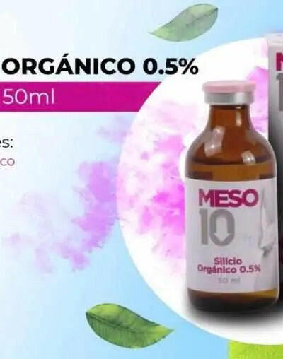 Silicio Orgánico 0.5% - 50 ML | Meso 10 - mesoterapia