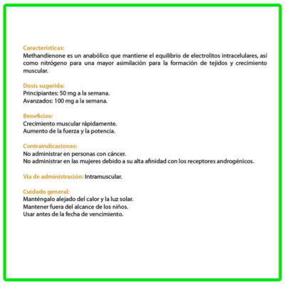 DIANABOL (Metandienona) 100 mg/ml - 10 ml - SMART Pharmaceutical - esteroides anabolicos