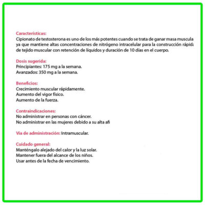 CIPIONATO DE TESTOSTERONA SMART Pharmaceutical