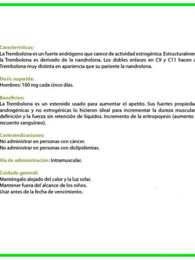 TREMBOLONA ENANTATO 150 mg/ml - 10 ml - SMART Pharmaceutical - esteroides anabolicos