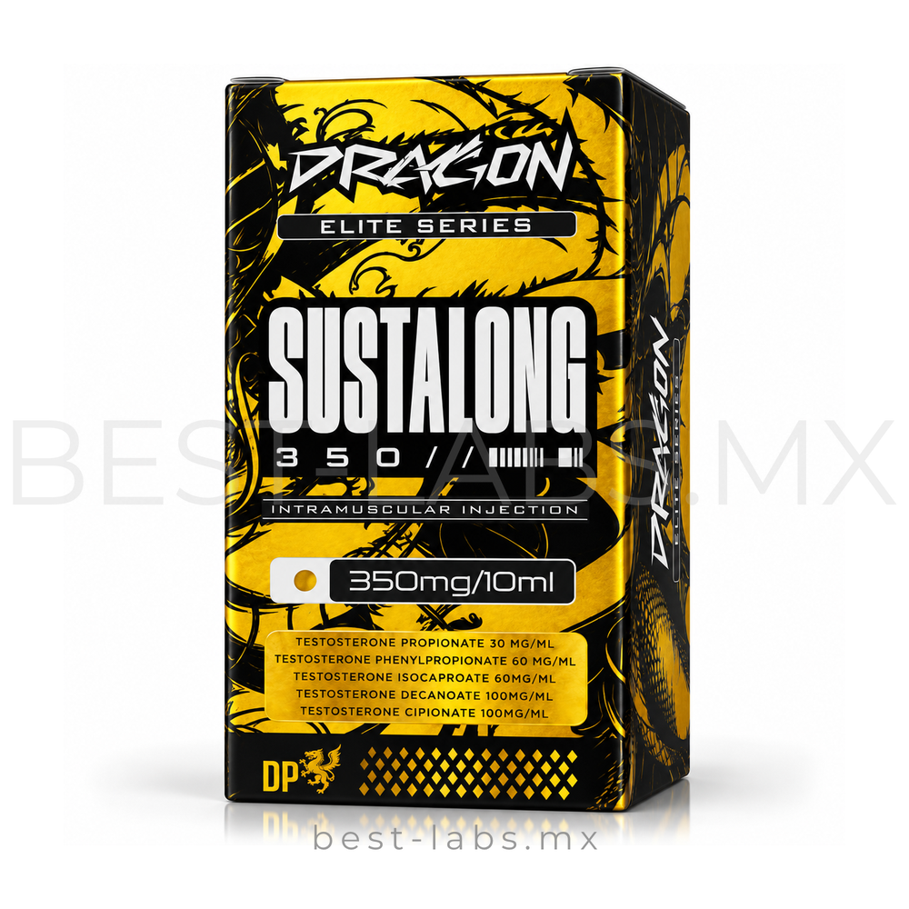 Sustalong – Mezcla de 5 ésteres de testosterona 350 mg/ml – 10 ml | Dragon Pharma Elite Series