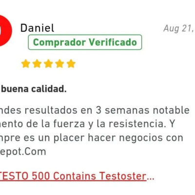TESTO 500 Contains Testosterone Decanoate USP 100 mg, Testosterone Cypionate USP 100 mg, Testosterone Undecanoate USP 100 mg, Testosterone Enanthate USP 200 mg in oily base | EUROLAB EUROLAB