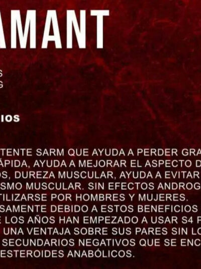 Tiamant (ANDARINE) 100 TAPS S4 20 MG | SARMS DRAGON PHARMA - SARM