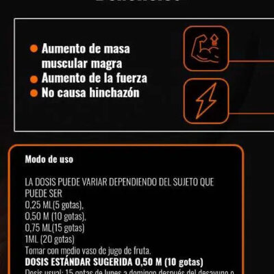 VOLUME STACK D (Combinado) Testolone + YK-1 + Ibutamorin / 30 ML - SARMS