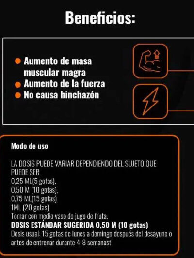 VOLUME STACK D (Combinado) Testolone + YK-1 + Ibutamorin / 30 ML - SARMS