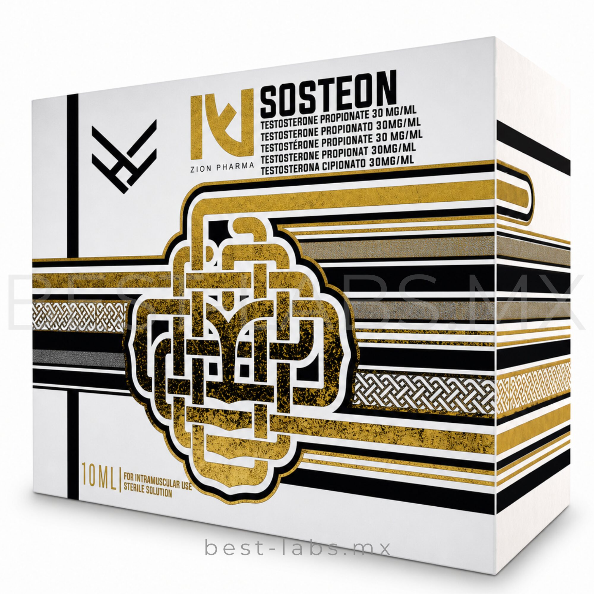 SOSTENON - (SOSTENON) 290 MG Propionato de testosterona 30mg + fenilpropionato 60mg + decanoato de testosterona 60mg + cipionato de testosterona 100mg | ZION PHARMA