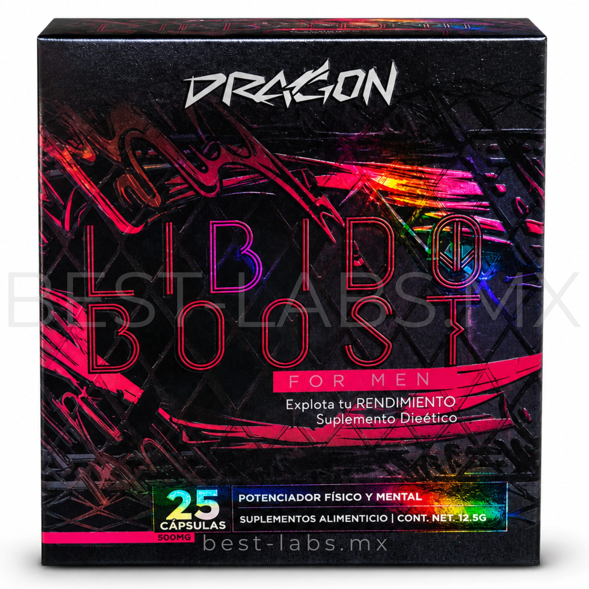 Libido Boost 500 mg – Natural Performance Blend | Dragon